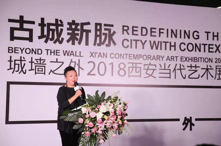 本次展览联合策展人王檬檬女士发言