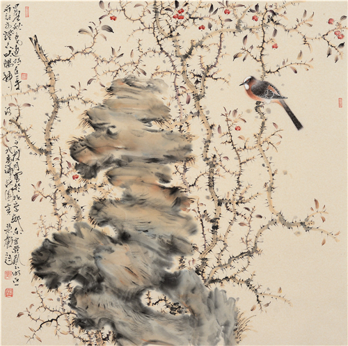 墨韵生辉走进花鸟画家郭慧庆的绘画艺术