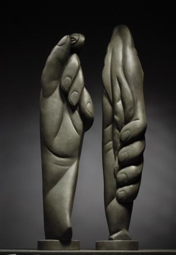 简单粗暴的多元素融合雕塑