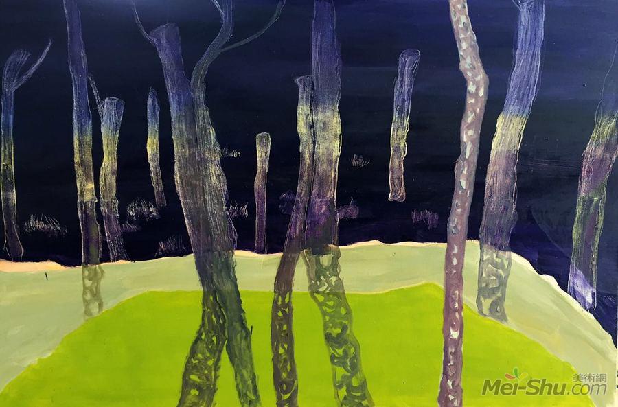 姚瑶作品《作品1《灼伤的都市》作品2《灯塔水母》》