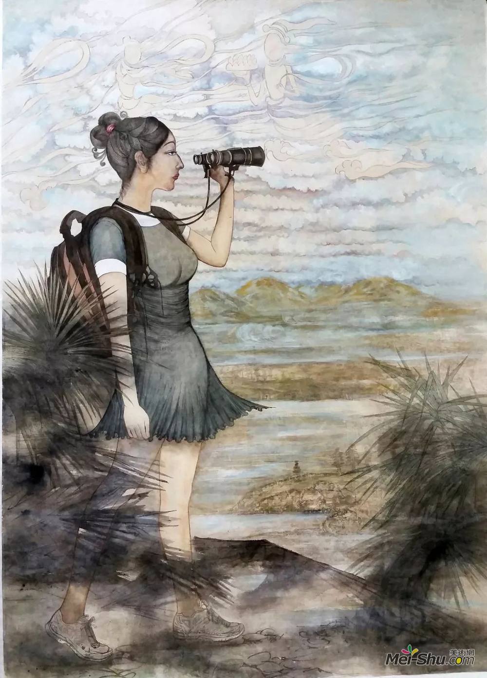 王翠玲作品《追寻》