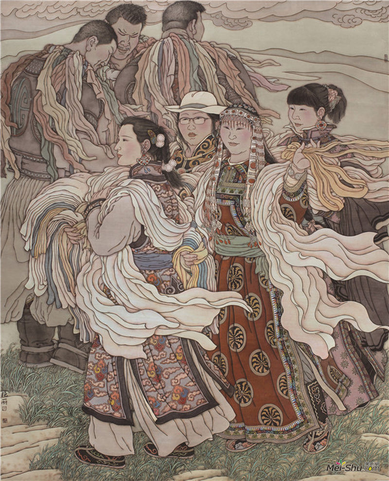 "凡华 丽影"— 当代少数民族女性题材(中国画)美术