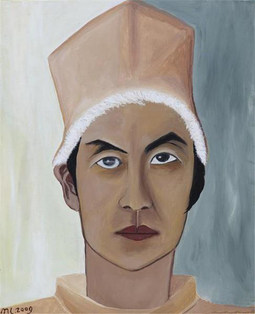 马莉中国诗人肖像画展