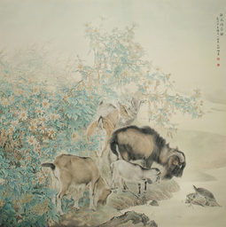 秋水问道图